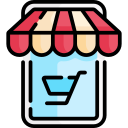 las compras en línea icon