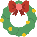 corona de navidad icon