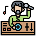 disc jockey icon