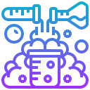 reacción química icon
