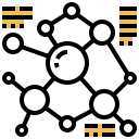 estructura molecular icon