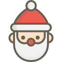 Santa claus icon