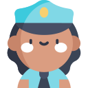 mujer policía icon