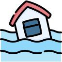 casa inundada icon