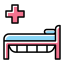 cama de hospital icon