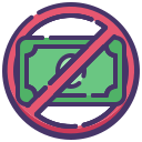 sin dinero icon