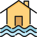 casa inundada 