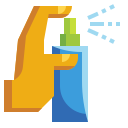 aerosol de limpieza icon