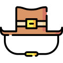 sombrero de vaquero icon