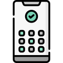 código pin icon