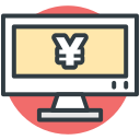 yen japonés icon