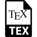 formato de archivo tex 