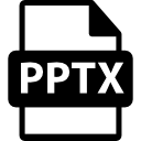 pptx ファイル形式 icon