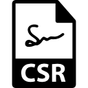 formato de archivo csr 