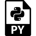 símbolo de archivo python 