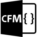 extensión de formato de archivo cfm con corchetes cerrados y abiertos 