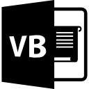 símbolo de archivo abierto vb icon