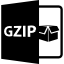 formato de archivo abierto gzip con caja 