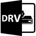 símbolo de formato de archivo drv 