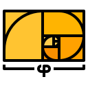 proporción de oro icon