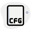 formato de archivo cfg icon