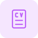 cv icon