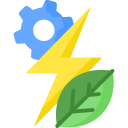 energía renovable icon