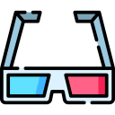 gafas 3d icon