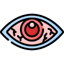 ojos rojos icon