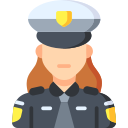 mujer policía icon