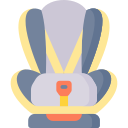 asiento de coche de bebé icon