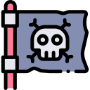 bandera pirata icon