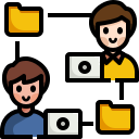 compartición de archivos icon