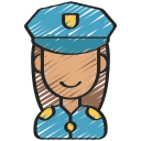 oficial de policía icon