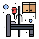 Hospital bed icon