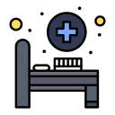Hospital bed icon