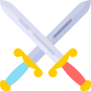 Crossed, history, swords, sword icon - Download on Iconfinder