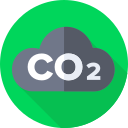 nube de co2 icon