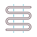 calefacción por suelo radiante icon