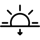 puesta de sol icon