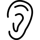 oreille Icône