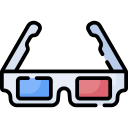 gafas 3d icon