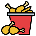 pollo frito icon