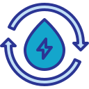 energía hidroeléctrica icon