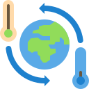 calentamiento global icon