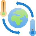 calentamiento global icon