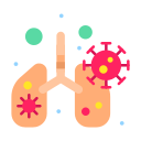 pulmones infectados icon