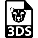 símbolo de formato de archivo 3ds 