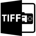 símbolo de interfaz de extensión de imagen tiff 