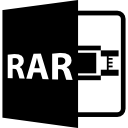 symbole de format de fichier rar icon